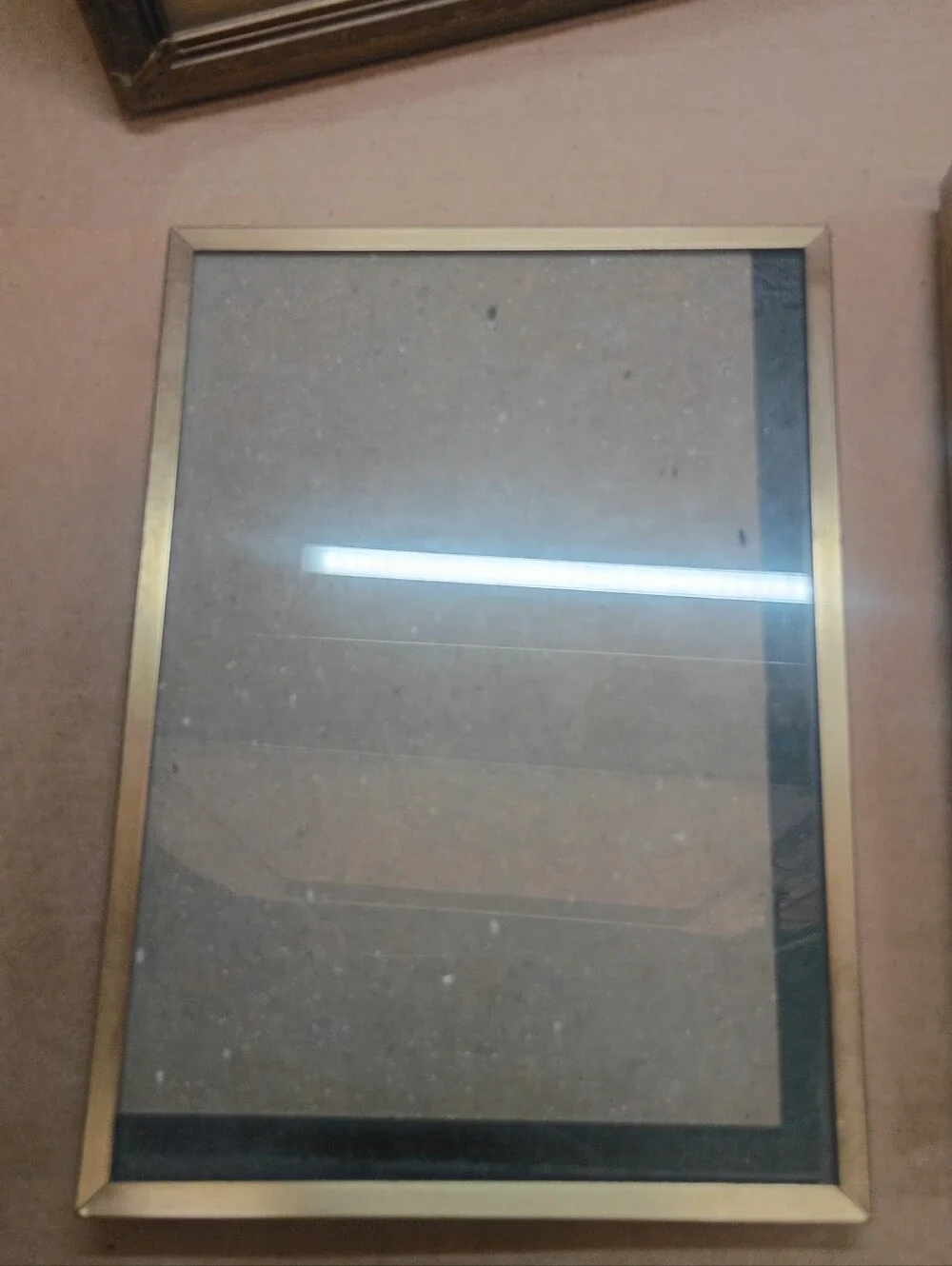 (8) Vintage Metal 5x8 Picture Frames